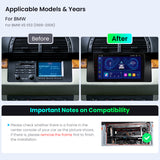 Xtrons 9'' Head Unit Display Upgrade For BMW X5 E53 1999-2006 | 4GB RAM & 64GB ROM