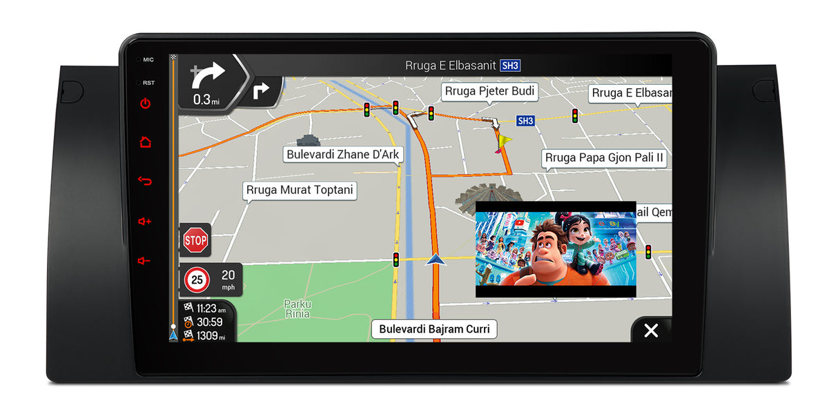 Xtrons 9'' Head Unit Display Upgrade For BMW X5 E53 1999-2006 | 4GB RAM & 64GB ROM