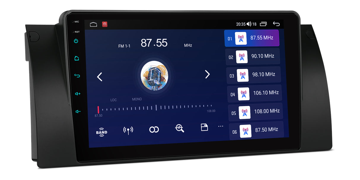 Xtrons 9'' Head Unit Display Upgrade For BMW X5 E53 1999-2006 | 4GB RAM & 64GB ROM