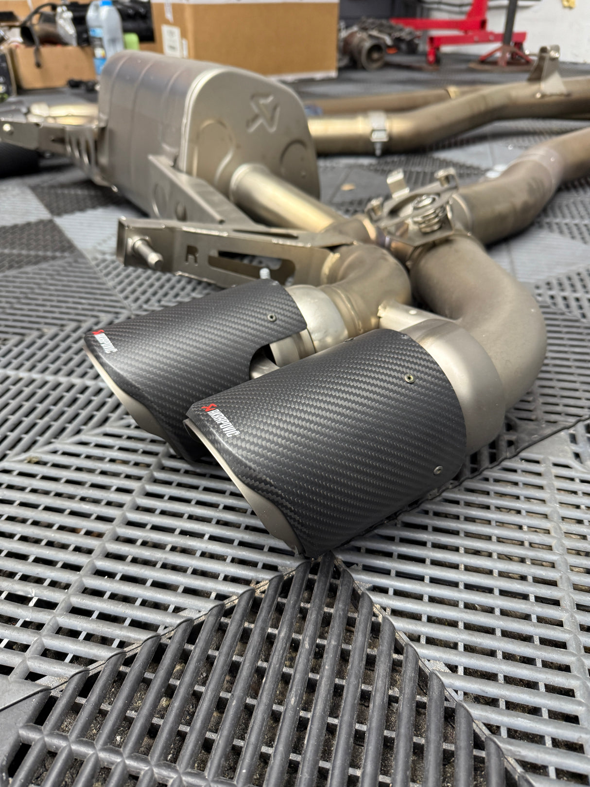 M8 Gran Coupé (F93) Akrapovic Evolution Line Titanium Catback Exhaust System (Used)