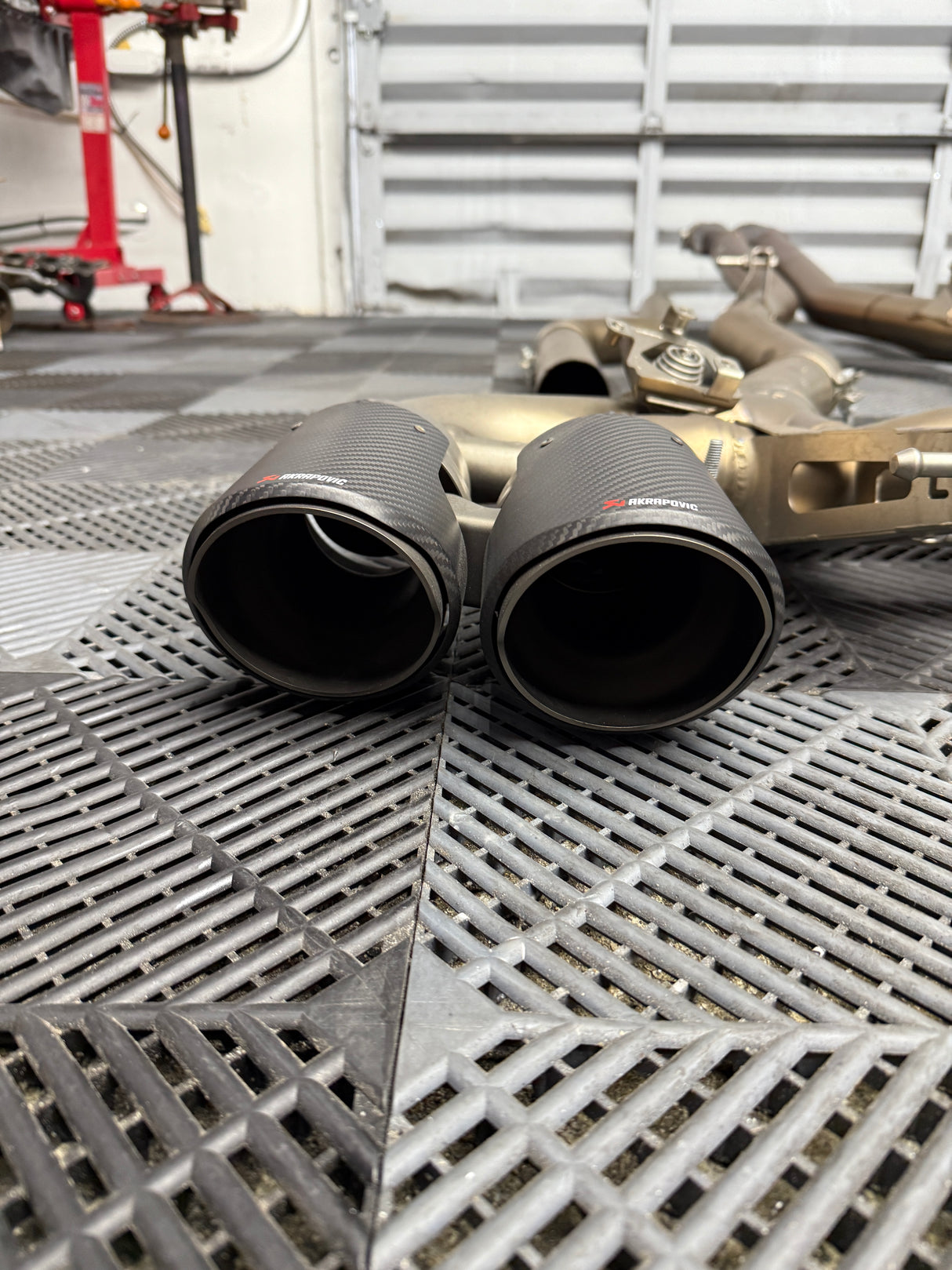 M8 Gran Coupé (F93) Akrapovic Evolution Line Titanium Catback Exhaust System (Used)