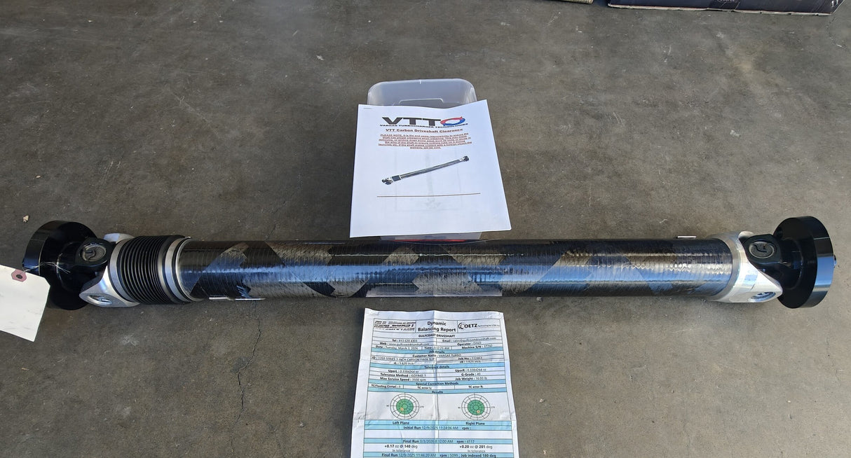 VTT BMW Carbon Fiber Driveshaft