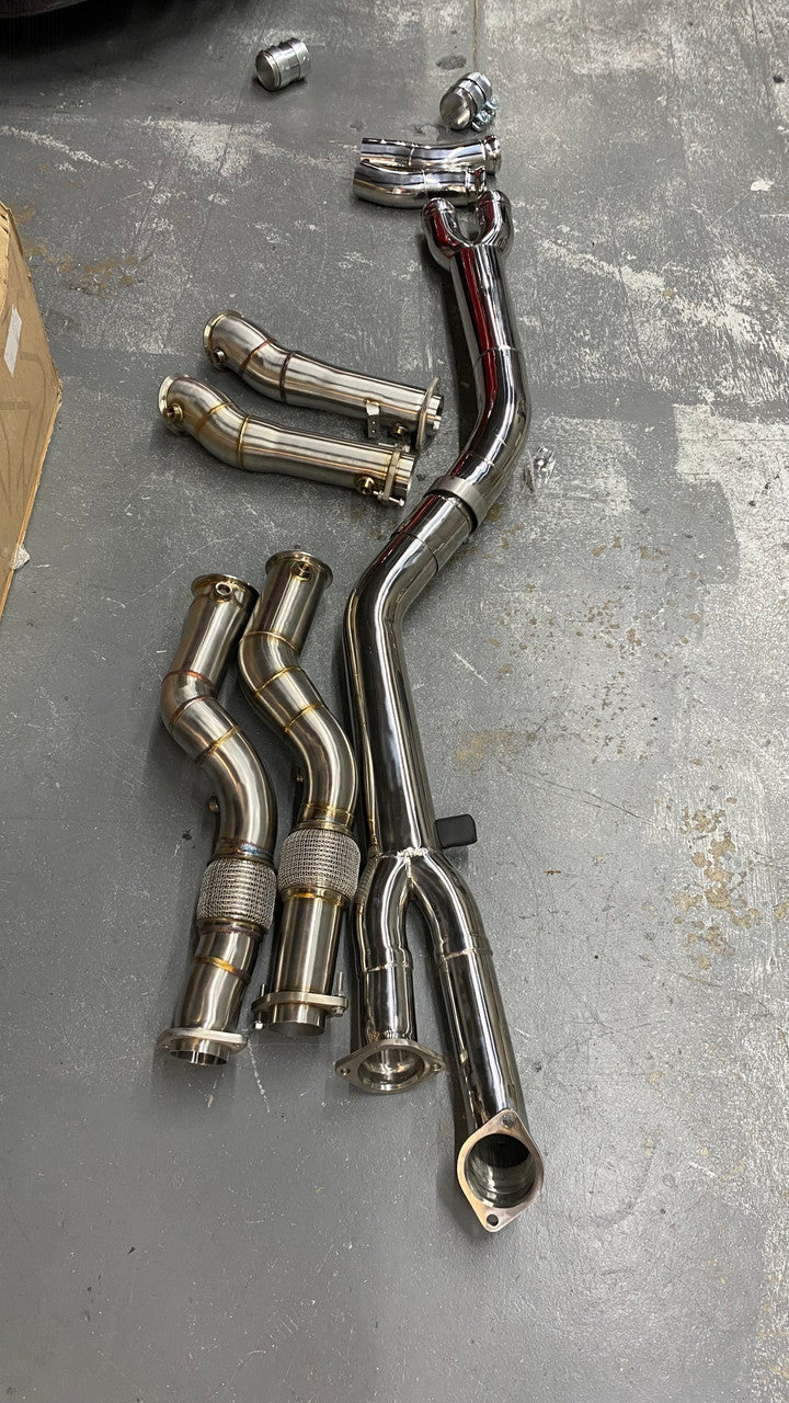 MAD BMW S58 3.5" Fat Boy Downpipes M2 M3 M4 G87 G80 G82 G83