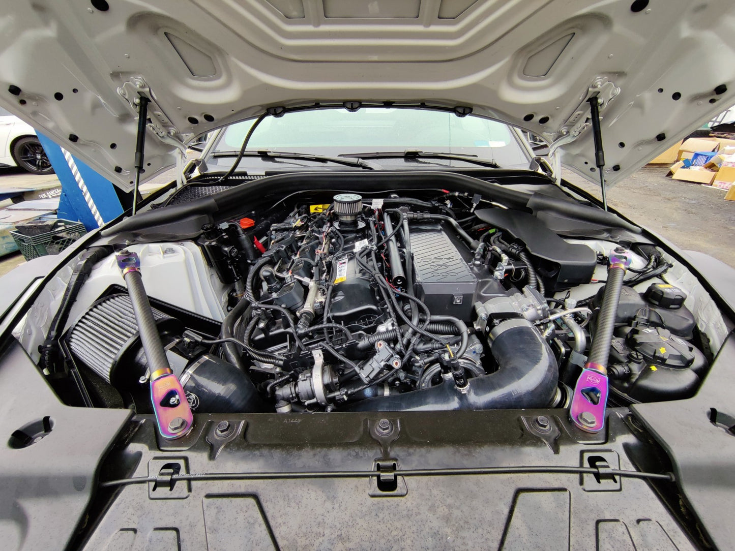 VTT Carbon Fiber Strut Braces for A90/91 Toyota Supra