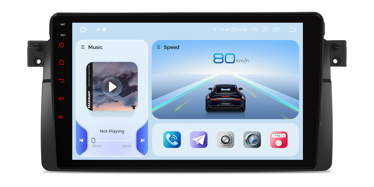 Xtrons 9'' Head Unit Display Upgrade For BMW E46 3 Series/M3 1998-2006 | 8GB RAM & 256GB ROM