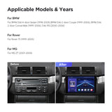 Xtrons 9'' Head Unit Display Upgrade For BMW E46 3 Series/M3 1998-2006 | 8GB RAM & 256GB ROM