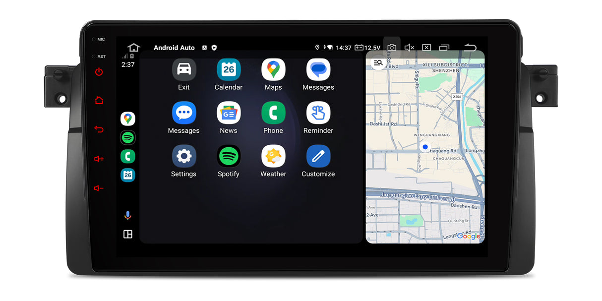 Xtrons 9'' Head Unit Display Upgrade For BMW E46 3 Series/M3 1998-2006 | 8GB RAM & 256GB ROM