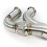 BMW F10 550i N63 / N63TU 3" Catless Downpipes - ARM Motorsports