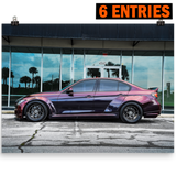 F30 335i Widebody Side Profile Wall Art Matte Paper Poster