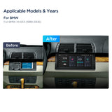 Xtrons 10.25'' Head Unit Display Upgrade For BMW X5 E53 1999-2006 | 4GB & 64GB ROM