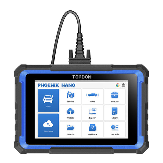 TOPDON PHOENIX NANO 8" OBDII Bluetooth Diagnostic/Scan Tool