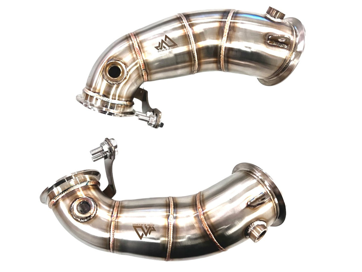 MAD BMW F90 M5 F92 M8 FATBOY Primary Downpipes S63R