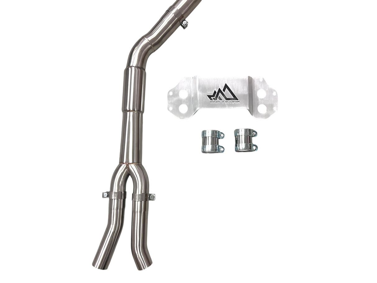 MAD BMW G8x M3 M4 S58 Single Midpipe (Brace Included)