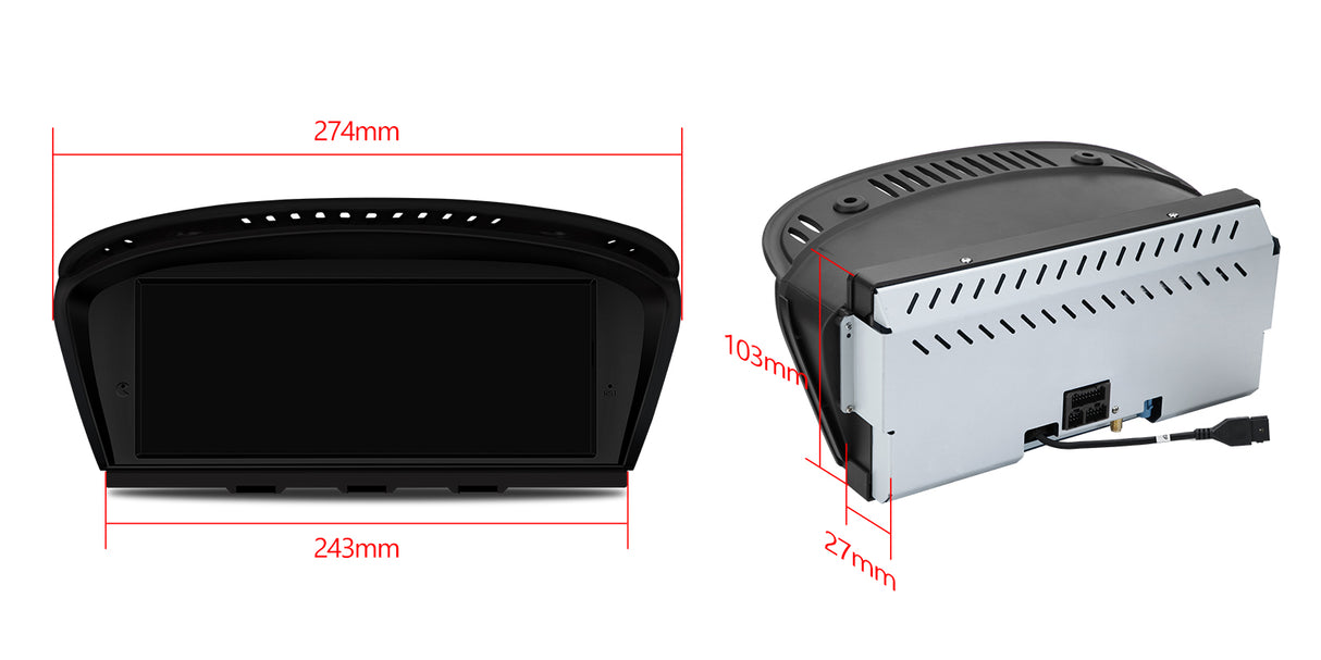 Xtrons 8.8" Head Unit Display Upgrade For BMW 3/5 Series & M3/M5 2005-2008 (CCC) | 8GB RAM & 128GB ROM