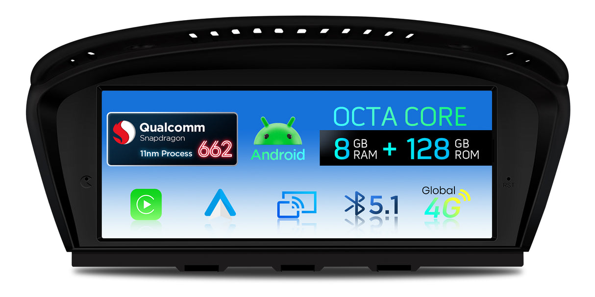 Xtrons 8.8" Head Unit Display Upgrade For BMW 3/5 Series & M3/M5 2005-2008 (CCC) | 8GB RAM & 128GB ROM