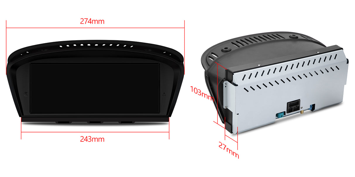 Xtrons 8.8" Head Unit Display Upgrade For BMW 3/5 Series & M3/M5 E9X, E6X 2009-2012 (CIC) | 8GB RAM & 128GB ROM
