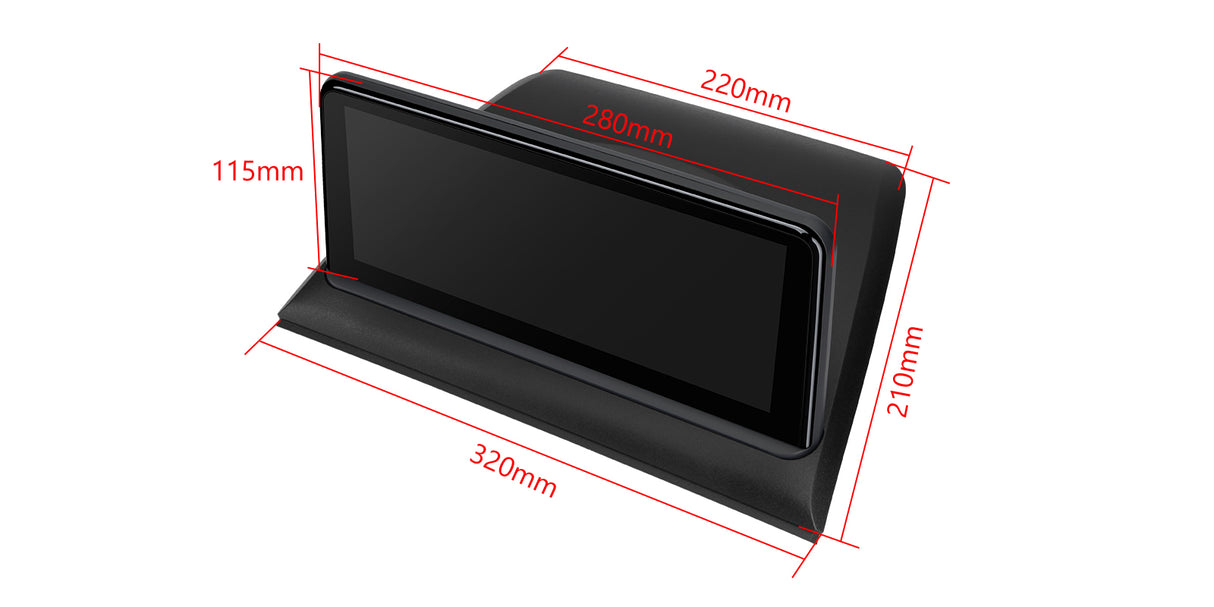 Xtrons 10.25" Head Unit Display Upgrade For BMW X3 E83 2004-2009 (No Original Display) | 4GB RAM & 64GB ROM