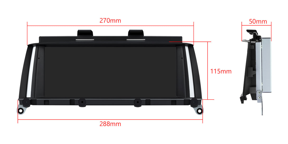 Xtrons 8.8" Head Unit Display Upgrade For BMW X3/X4 F25/F26 2011-2013 (CIC) | 4GB RAM & 64GB ROM