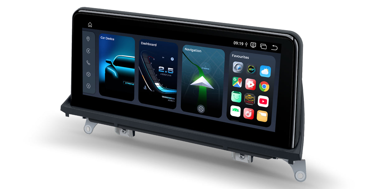 Xtrons 10.25" Head Unit Display Upgrade For BMW X5/X6/M E70/E71 2007-2010 (CCC) | 8GB RAM & 256GB ROM