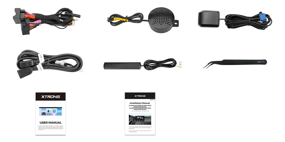 Xtrons 10.25" Head Unit Display Upgrade For BMW X5/X6/M E70/E71 2011-2013 (CIC) | 8GB RAM & 256GB ROM