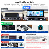 Xtrons 12.3" Head Unit Display Upgrade For BMW 7 Series F01/F02 2009-2012 (CIC) | 8GB RAM & 256GB ROM