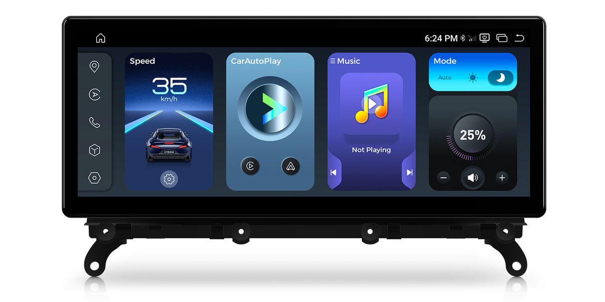 Xtrons 12.3" Head Unit Display Upgrade For BMW X3/X4 F25/F26 2011-2013 (CIC) | 8GB RAM & 256GB ROM