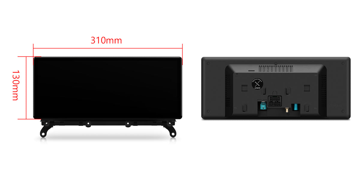 Xtrons 12.3" Head Unit Display Upgrade For BMW X3/X4 F25/F26 2011-2013 (CIC) | 8GB RAM & 256GB ROM