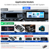 Xtrons 12.3" Head Unit Display Upgrade For BMW 5 Series & M5 F10/F11 2013-2016 (NBT)