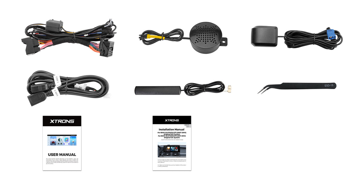 Xtrons 12.3" Head Unit Display Upgrade For BMW X5/X6 X5M/X6M F15/F16 F85/F86 2014-2017 (NBT) | 8GB RAM & 256GB ROM