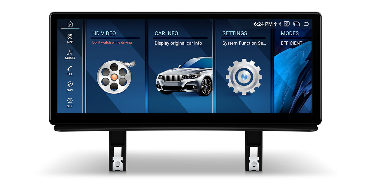 Xtrons 12.3" Head Unit Display Upgrade For BMW 1 Series E8X 2007-2013 (No Original Display) | 8GB RAM & 256GB ROM