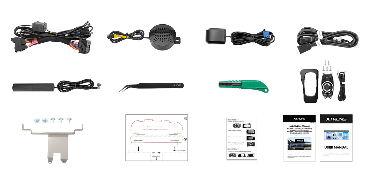 Xtrons 12.3" Head Unit Display Upgrade For BMW 3 Series/M3 E9X (No Original Display) | 8GB RAM & 256GB ROM