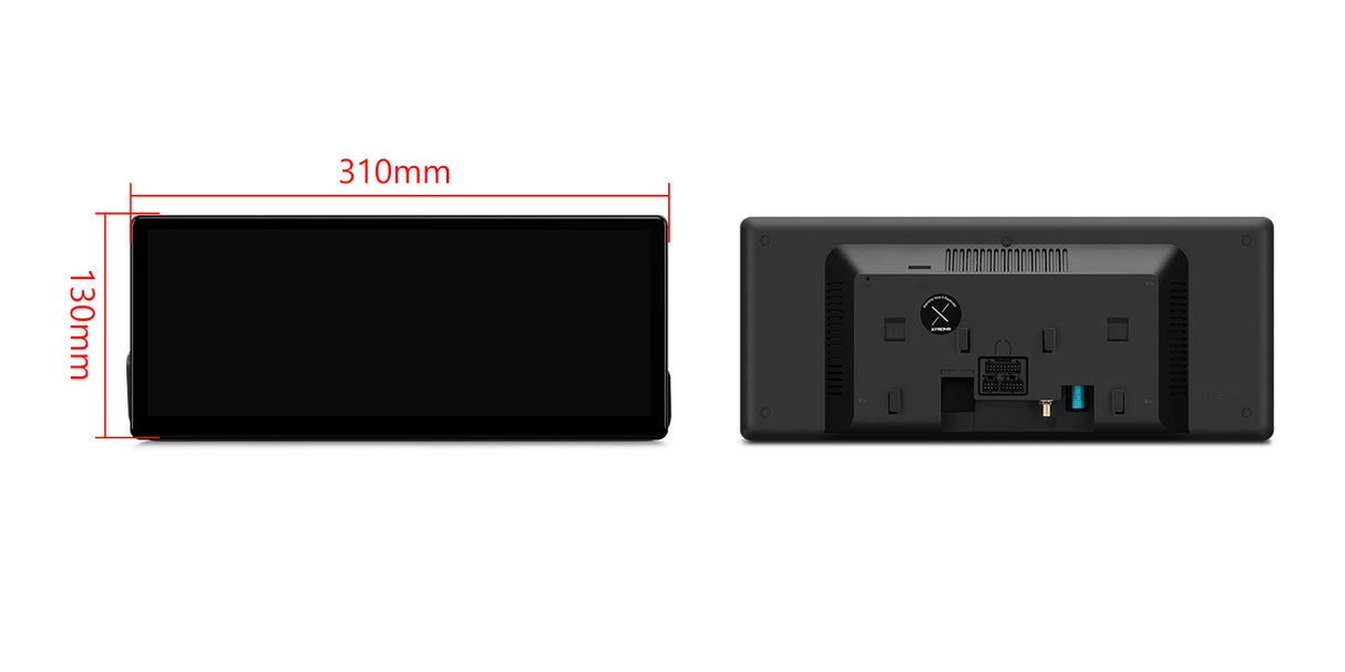 Xtrons 12.3" Head Unit Display Upgrade For BMW 3 Series/M3 E9X (No Original Display) | 8GB RAM & 256GB ROM