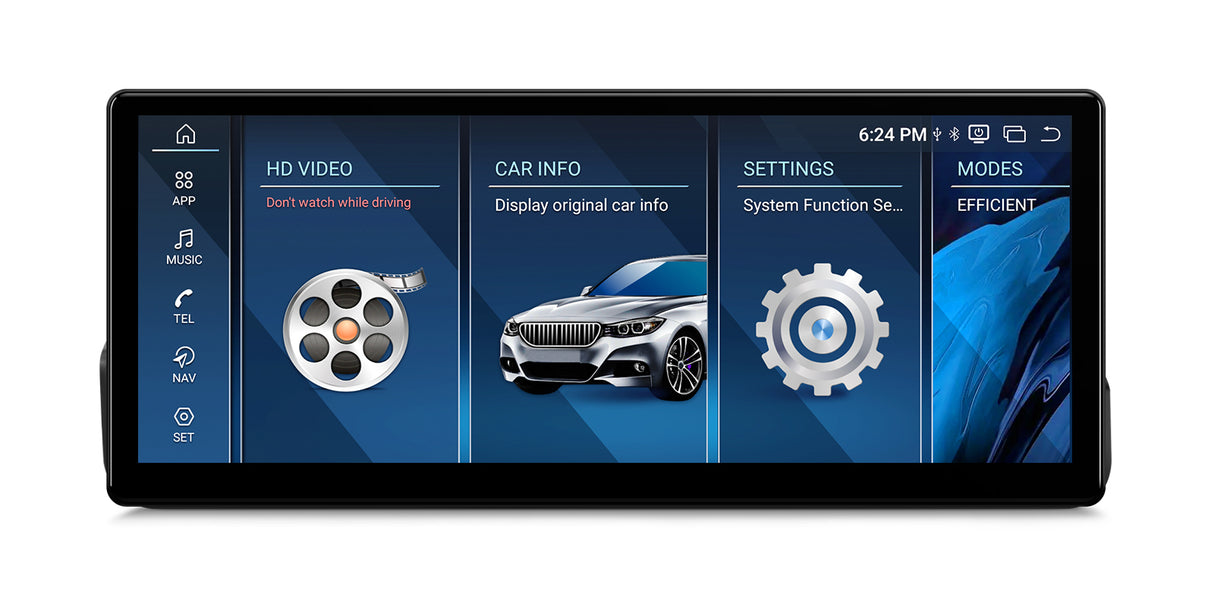 Xtrons 12.3" Head Unit Display Upgrade For BMW 3 Series/M3 E9X (No Original Display) | 8GB RAM & 256GB ROM