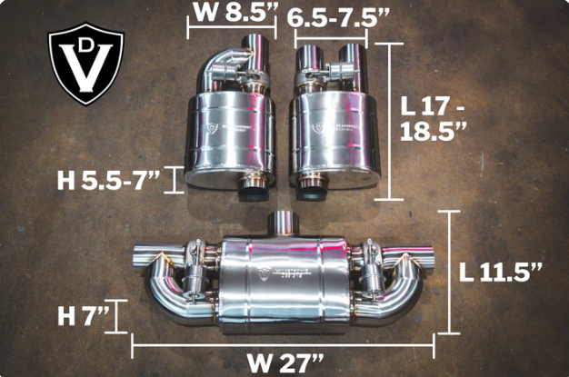 Valvetronic Designs Universal Valved Muffler Kit