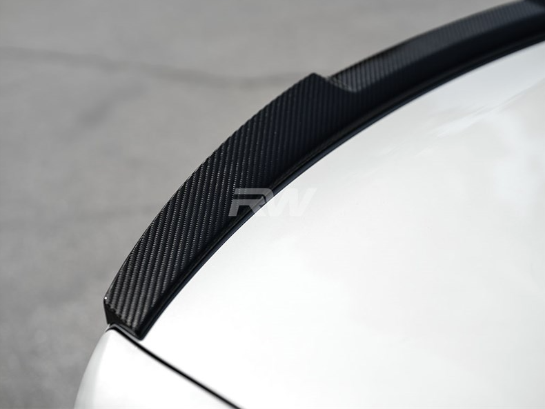 RW Carbon BMW G22 G82 Coupe M4 Style CF Trunk Spoiler