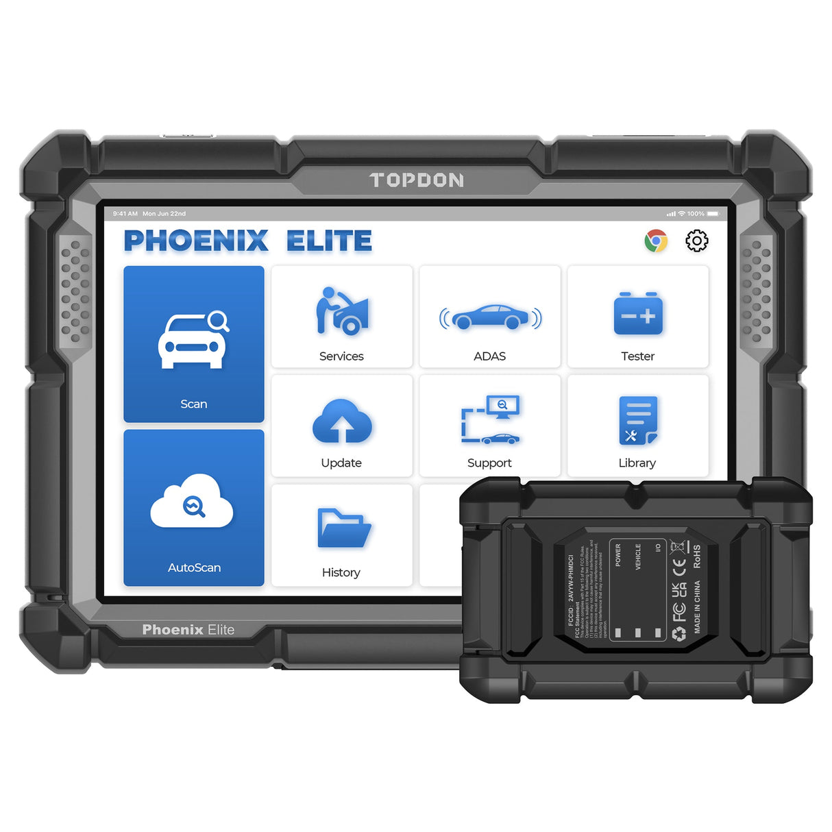 TOPDON PHOENIX ELITE OBDII Bluetooth Diagnostics/Scan Tool