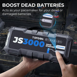 TOPDON JumpSurge3000 Battery Jumpstarter, Power Bank, & Flashlight