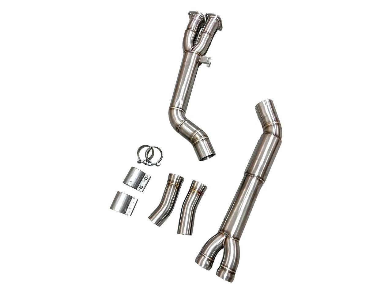 MAD BMW 2019+ X3M/X4M F97/F98 S58 Single Midpipe / Single Resonated Midpipe