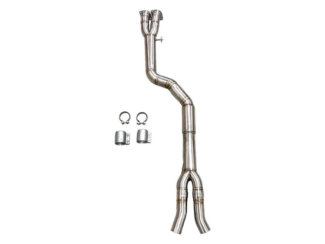 MAD BMW 2019+ X3M/X4M F97/F98 S58 Single Midpipe / Single Resonated Midpipe