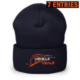 Vehicle Virals Logo Cuffed Beanie (Navy)