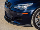 RW Carbon BMW E60 M5 Carbon Fiber Hamann Style Front Lip