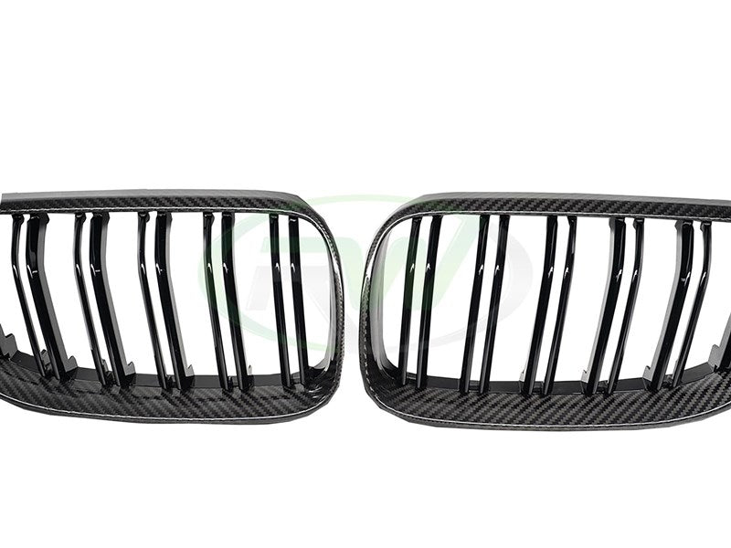 RW Carbon BMW E92 E93 E9X M3 Carbon Fiber Double Slat Grilles