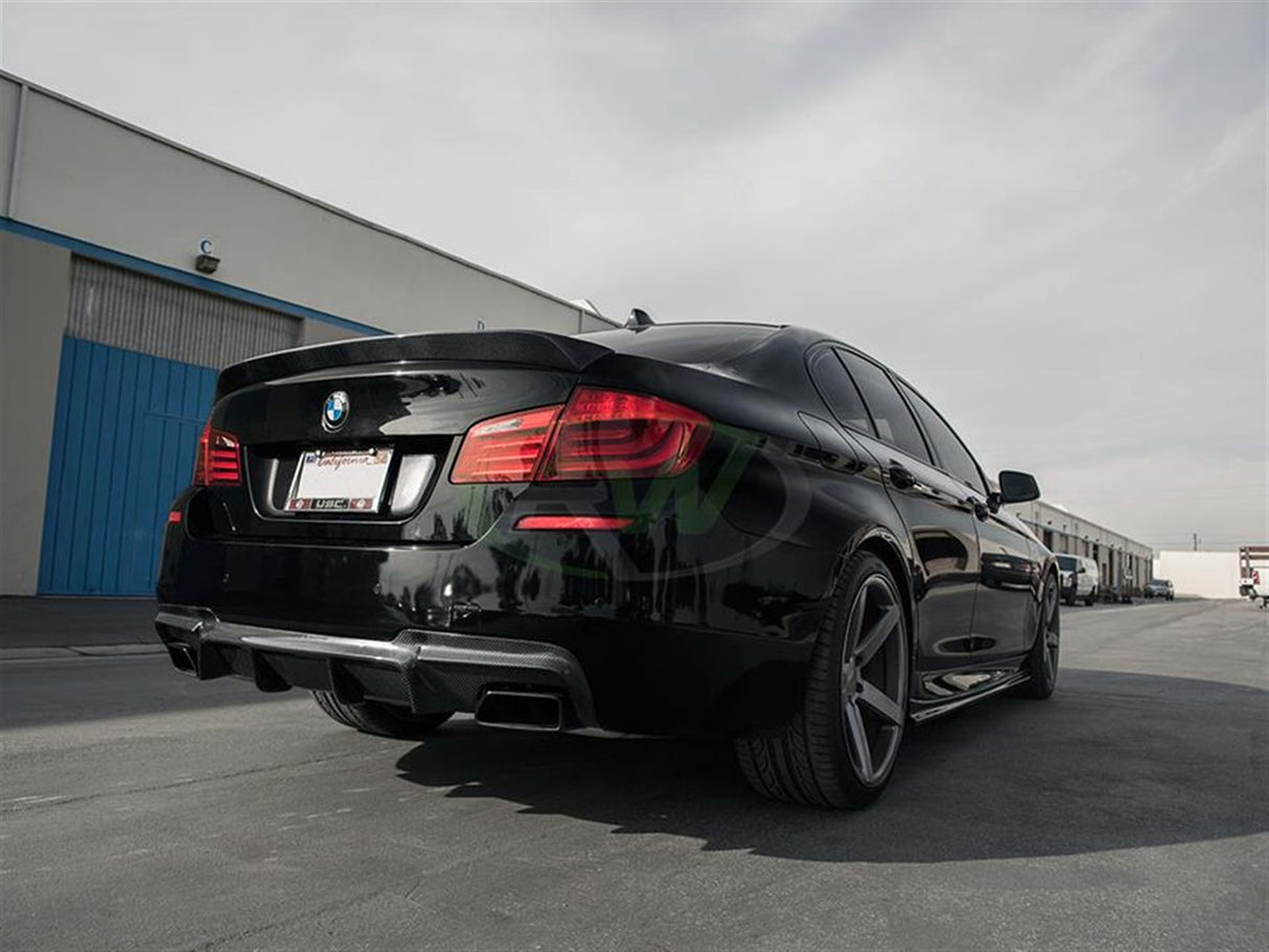 RW Carbon BMW F10 M Sport DTM Carbon Fiber Rear Diffuser