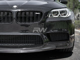 Rw Carbon BMW F10 M5 Center Carbon Fiber Front Lip Spoiler