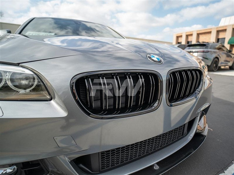 Rw Carbon BMW F10 5 Series & M5 Gloss Black Double Slat Grilles