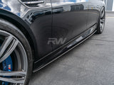 Rw Carbon BMW F10 F11 CF Performance Style Side Skirt Extensions