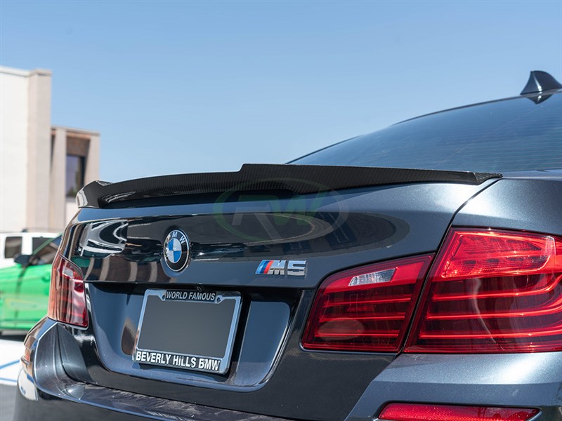 Rw Carbon BMW F10 M4 Style Carbon Fiber Trunk Spoiler