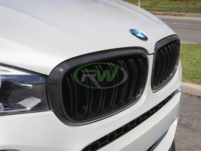 Rw Carbon BMW F15 F16 F85 F86 Carbon Fiber Grilles