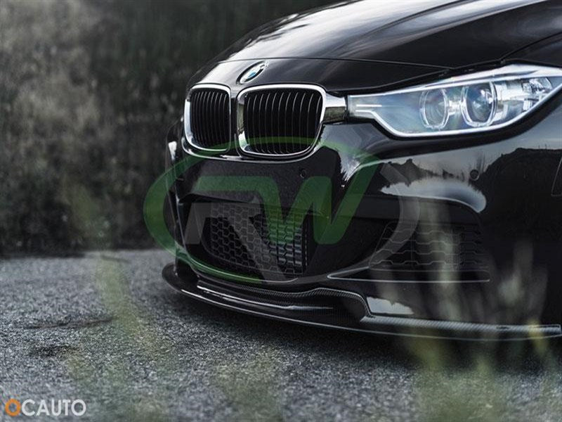 RW Carbon BMW F30 F31 Varis Style Carbon Fiber Front Lip