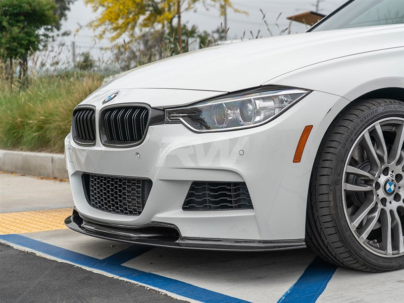 RW Carbon BMW F30 F31 Varis Style Carbon Fiber Front Lip